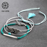 Feather Bracelet & Bangle Statement Bracelets Valentines Gift
