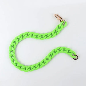 Colorful Plastic Chain Choker Necklaces for Women