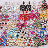 Statement Earrings Rhinestone Crystal Flower Tassel Earring Jewelry