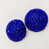 Neon Extraggerated Big Champagne Stud Earrings