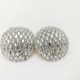 Neon Extraggerated Big Champagne Stud Earrings