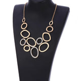 Cubic Zirconia Rose Necklace for Women Party