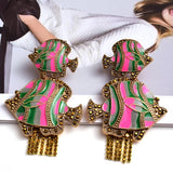 Crystal Dangle Drop Earrings High-Quality Pendant Jewelry Accessories