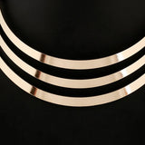 Multilayer Punk Charm Necklace for Women