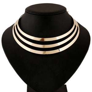 Multilayer Punk Charm Necklace for Women