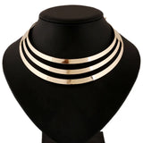 Multilayer Punk Charm Necklace for Women