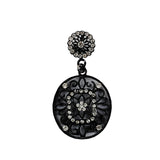 Crystal Statement Necklace with Rope Pendant