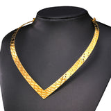 Stainless Steel Statement Necklace Torque Choker
