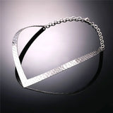 Stainless Steel Statement Necklace Torque Choker