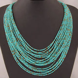 Boho Beads Multi-layer Choker Necklace
