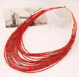 Boho Beads Multi-layer Choker Necklace