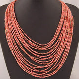 Boho Beads Multi-layer Choker Necklace