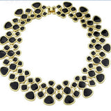 Enamel Statement Necklace for Women