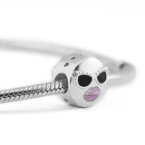 Charm & Purple Beads For Jewelry Making - Fits Sterling Silver Bracelets