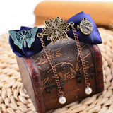 Steampunk Accessories Ribbon Bow Hair Clips