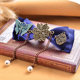 Steampunk Accessories Ribbon Bow Hair Clips