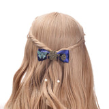 Steampunk Accessories Ribbon Bow Hair Clips