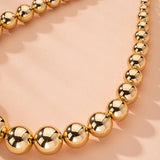 Steampunk Ball Beads Chain Necklace Charm Gothic Choker Jewelry