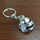 Armor Steampunk Helmet Keychain Stainless Steel Holy Keyring