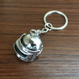 Armor Steampunk Helmet Keychain Stainless Steel Holy Keyring