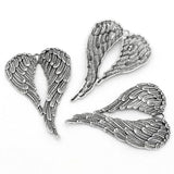 Steampunk Large Angel Wings Charms 68x47mm for Jewelry Making DIY Bracelets