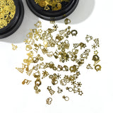 Steampunk Mini Metal Gear Christmas Tree Star Resin Filling Epoxy Resin Jew