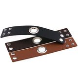 Steampunk Leather Bracelet Wide Cuff Wristband