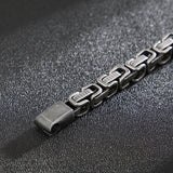 Steel 8mm Bracelet Men Chains Vintage Jewelry Stainless Bicycle Chain