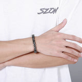 Steel 8mm Bracelet Men Chains Vintage Jewelry Stainless Bicycle Chain