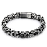 Steel 8mm Bracelet Men Chains Vintage Jewelry Stainless Bicycle Chain