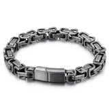 Steel 8mm Bracelet Men Chains Vintage Jewelry Stainless Bicycle Chain