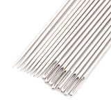 Nickel Steel Beading Needles for Leather Sewing, 1.2mm Thick, 89mm Long