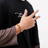 Steel Bracelet Link Bangle Chain Men Women Stainless 9mm11mm
