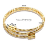 Adjustable Steel Cable Wire Bracelet Stainless Steel Religious Jewelry