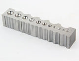 4-Sided Multipurpose Steel Dapping Block Jewelry Making Tools