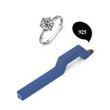 Steel Curved Stamp Tool Jewelry Ring Marking Punch 925