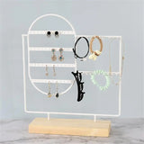 Steel Earrings Holder Jewelry Organizer Bracelet Display