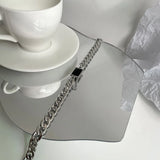 Steel Heavy Industry Chain Punk Hip-hop Wind Necklace