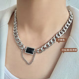 Steel Heavy Industry Chain Punk Hip-hop Wind Necklace