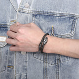 Steel Snake Wire Rope Bangle Punk Bracelet