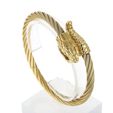 Steel Snake Wire Rope Bangle Punk Bracelet
