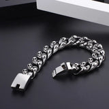 Men's Steel Bracelet Stylish Decorative Glossy Bangle - Gift
