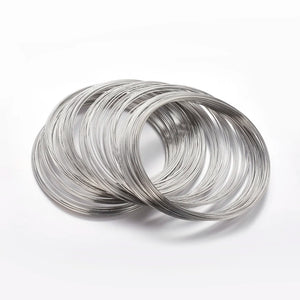 Steel Beading Wire Cord for Necklace Bracelet Craft Golden/Gunmetal