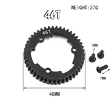 Steel Metal 46T Gear 6447X for XO-1 E- 2.0 VXL RC Car Parts