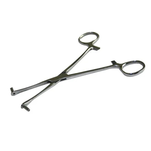 Steel Piercing Forceps Septum Forceps Body Piercing Tool 1pcs