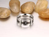8MM Steel Rings for Men Exclusive Engagement Ring