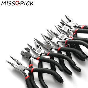 Steel Round Nose End Cutting Jewelry Pliers