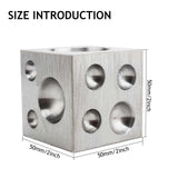 Steel Square Dapping Doming Die Block for Jewelry Making