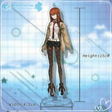 Steins Gate Acrylic Stand Anime Home Decor Modern Living Room Gift