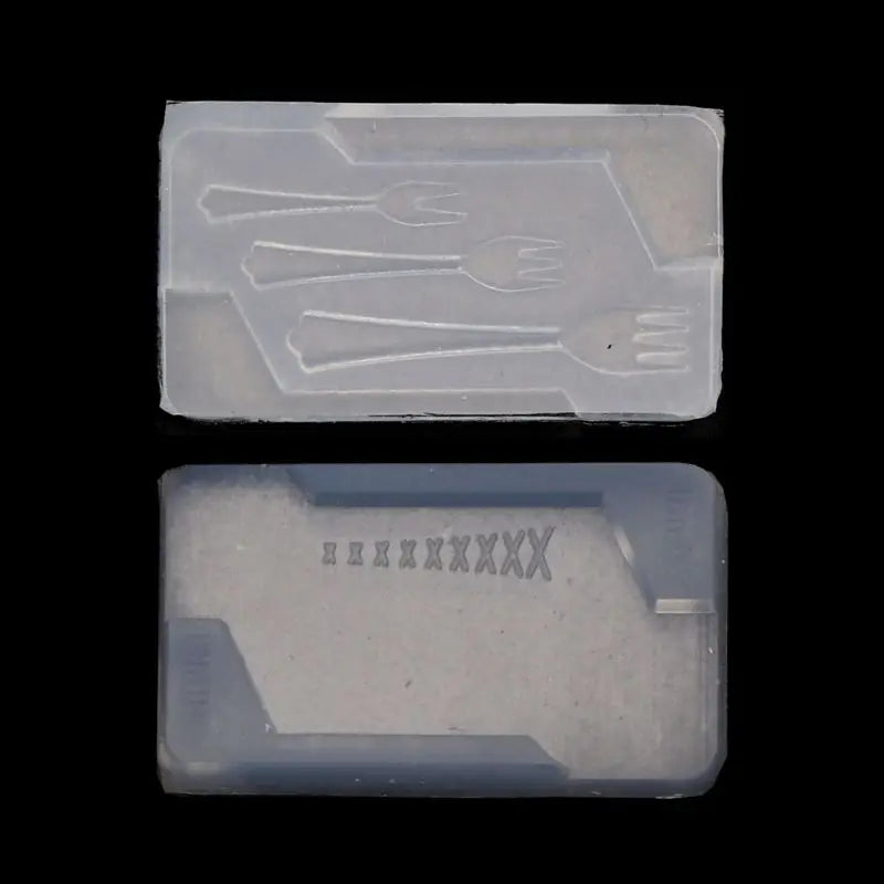 3D Silicone Mold Mini Spoon Fork Shaped Molds